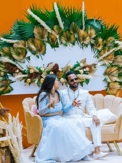 A quiet moment for the happy couple amidst the celebration. Even during high-energy sets, I create spaces for romantic and personal moments against a beautiful backdrop.