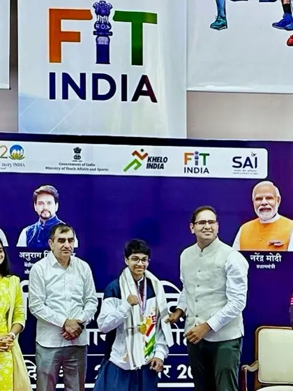 Our young boxers Riddhi, Siddhesh, and Vedika felicitated by the Sports Authority of India (SAI) for their outstanding achievements.