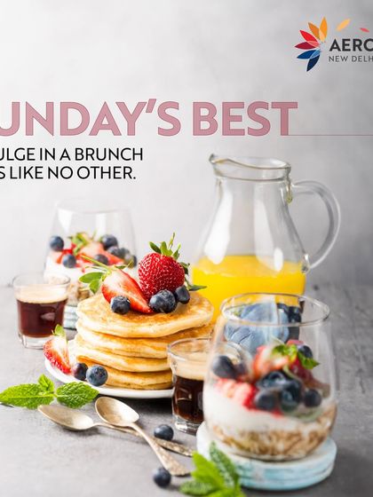 Indulge in Sunday's best with a brunch spread that is pure bliss. From fluffy pancakes topped with fresh berries to savory delights, it's the perfect way to savor the weekend.