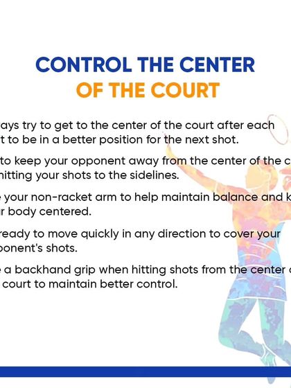 Dominate your singles matches with these essential strategies. Learn how to control the center of the court, vary your shots, use deception, and focus on footwork to keep your opponent off-balance.