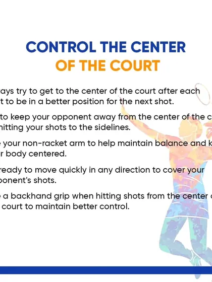 Dominate your singles matches with these essential strategies. Learn how to control the center of the court, vary your shots, use deception, and focus on footwork to keep your opponent off-balance.