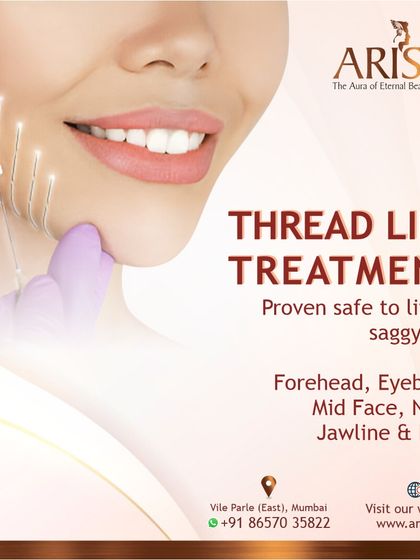Thread Lifts offer an immediate and safe solution for saggy skin. We use them to lift the forehead, eyebrows, mid-face, nose, jawline, and neck, providing both an instant lift and long-term collagen stimulation.