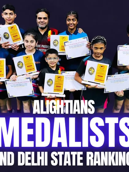 Our Alightians dominated the 2nd Delhi State Ranking Tournament, bringing home a host of medals including Gold, Silver, and Bronze across various age groups.