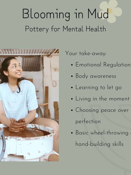 A summary of the benefits of our 'Blooming in Mud' sessions, from emotional regulation to learning basic pottery skills.