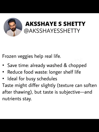 Are frozen vegetables less nutritious than fresh? Not at all. They are flash-frozen at peak ripeness, locking in nutrients, and are a great way to save time and reduce food waste, especially for busy schedules.
