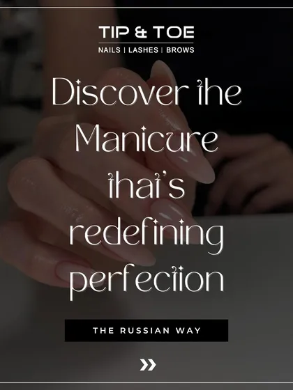 Discover the manicure that's redefining perfection: the Russian way. This technique offers unparalleled precision for a clean and long-lasting result.