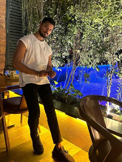 A different angle of my night-out look, showing confidence and style.