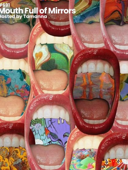 The theme "Mouth Full of Mirrors" was a surreal and abstract prompt. It inspired stories about reflection, identity, distorted perceptions, and the difficulty of speaking one's truth.