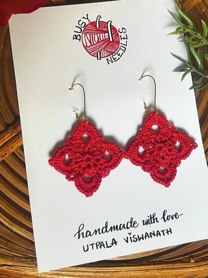 Busy Needles by Utpala Viswanath - Custom Crochet Fashion & Accessories Crochet Jewelry photo 4