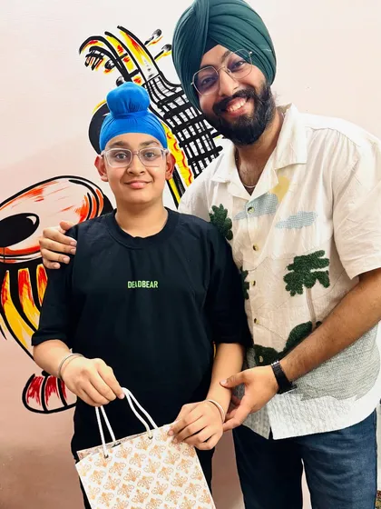 Celebrating a student's birthday at the academy. I make sure every child feels special and celebrated as part of our Tablagram family.