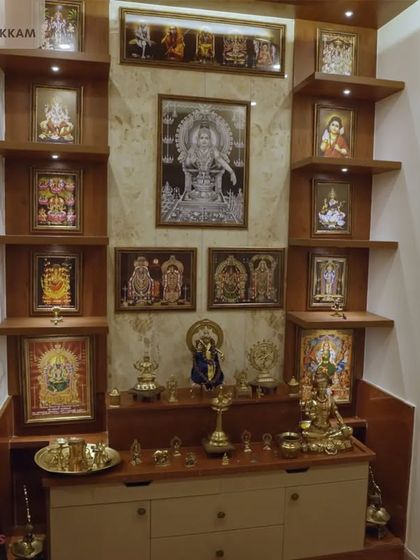 Bizzoppo - Residential Interior Design & Execution Elegant Living, Dining & Pooja Spaces photo 20