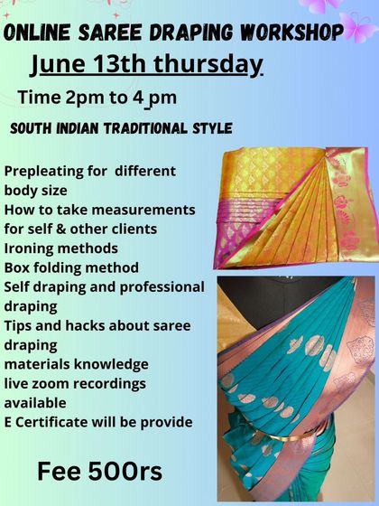 This workshop provided live zoom recordings for 7 days for practice and reference.