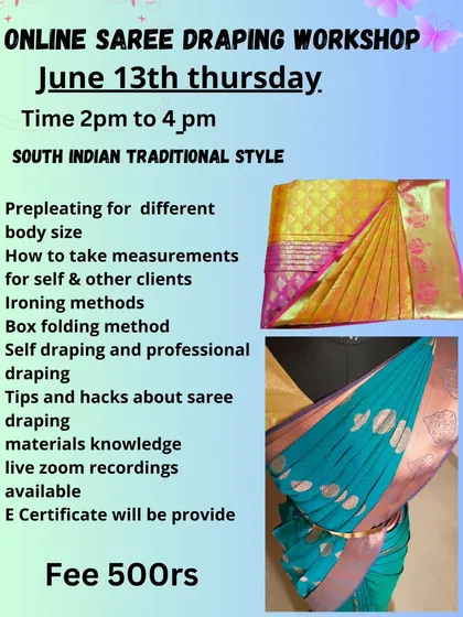 This workshop provided live zoom recordings for 7 days for practice and reference.
