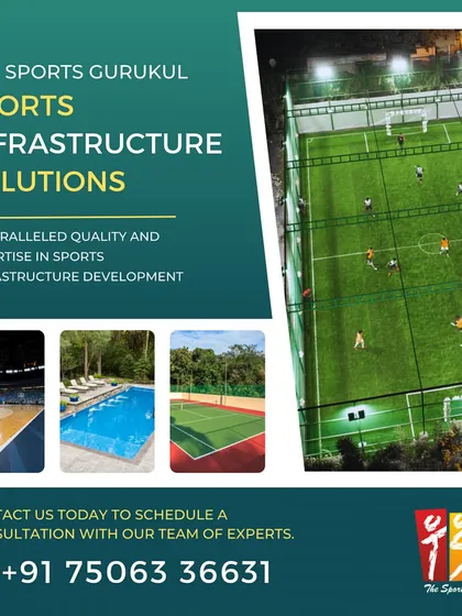 Our sports infrastructure solutions are comprehensive. We develop everything from single football turfs to complex multi-sport facilities that include basketball courts, swimming pools, and tennis courts, ensuring unparalleled quality in every build.