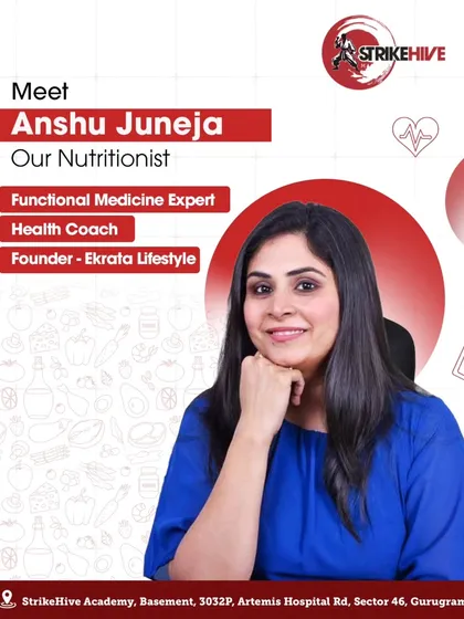 We are excited to have nutritionist Anshu Juneja as part of our wellness ecosystem. Her expertise in functional medicine helps our clients fuel their bodies correctly, enhancing their training, recovery, and overall health.
