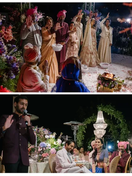 From family members giving speeches to the couple sharing a laugh, we capture the full spectrum of emotions that make a wedding a true family celebration.
