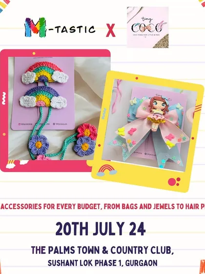 Tiny Coco is a vendor that brings a fantastic range of unique accessories for every budget, from bags and jewels to adorable hair pretties for kids.