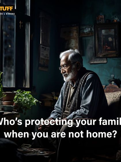 We provide security that allows elderly parents or relatives to live independently and safely. This image speaks to the peace of mind that comes from knowing your loved ones are protected.