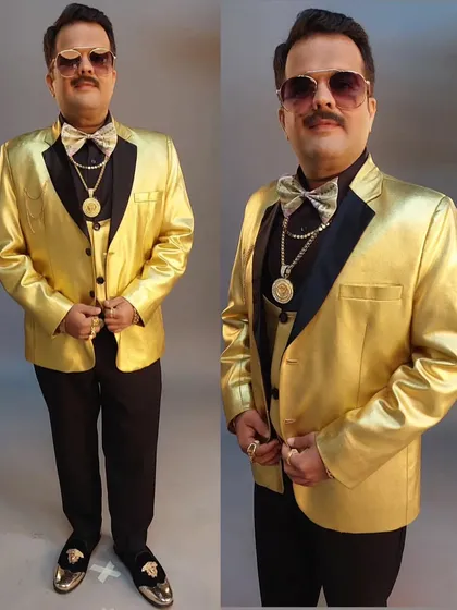 For this TV ad, the brief was simple: create a 'Gold Man'. I designed this flashy, metallic gold suit to be eye-catching and memorable. It shows how I can bring even the most unique commercial concepts to life.