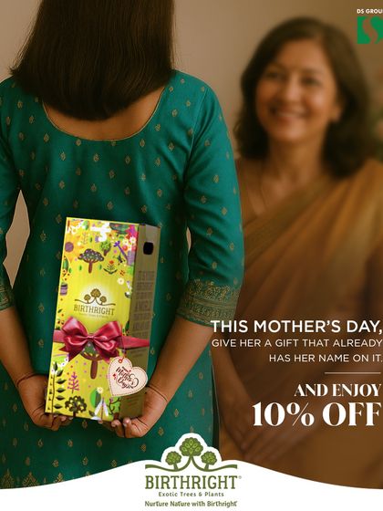 This Mother's Day, I'm offering a special discount on a gift that already has her name on it. A plant is a gift of nurturing, for the one who nurtures everyone else.