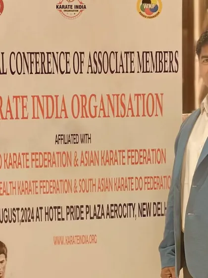Attending the National Conference of the Karate India Organisation (KIO), affiliated with the World Karate Federation, to stay updated with the highest standards.