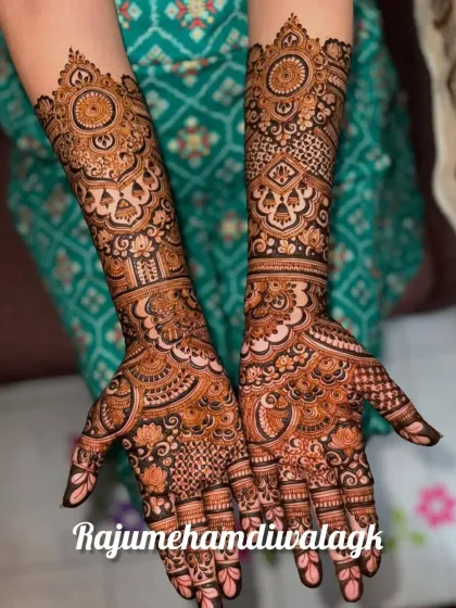 Raju Mehendi - Festive Mehendi Full-Coverage Traditional Mehendi photo 30