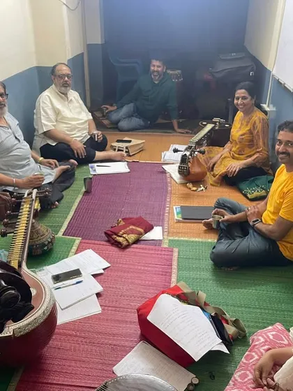 A behind the scenes look at the making of our musical, 'Meera Tarangini'. The process of composing and layering music with these talented artists for our 50-member ensemble is just as exciting as the final performance.