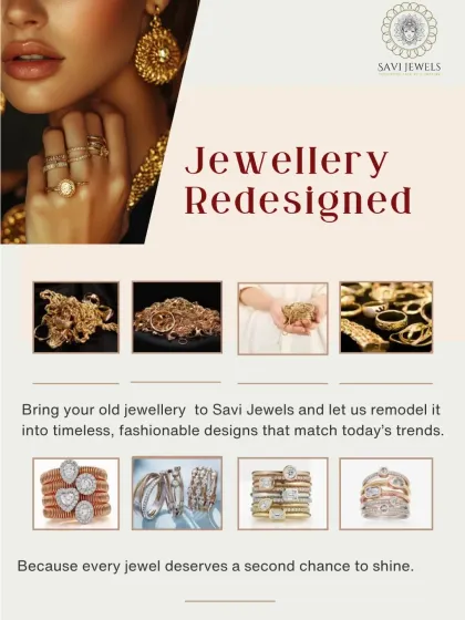 This is the heart of what I do. Your old, unworn jewellery holds precious metals and priceless memories. I help you unlock that value, transforming forgotten pieces into timeless, fashionable designs you'll be excited to wear again.