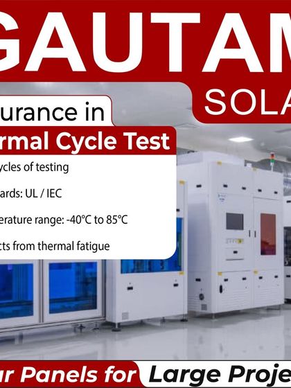 Our panels endure 200 cycles of thermal testing from -40°C to 85°C, as per UL/IEC standards. This protects against thermal fatigue, ensuring reliable power generation year after year, which is critical for large-scale projects.