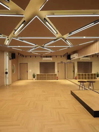 Welcome to our new home, the YellowStripe Dance Complex in New Delhi. This state-of-the-art studio is where we bring our creative visions to life.