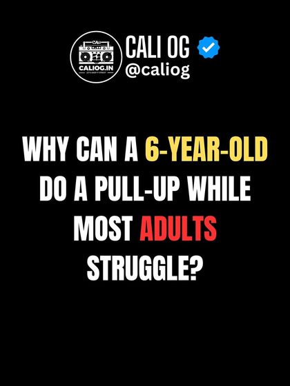Why can a 6-year-old do a pull-up while most adults struggle? It comes down to neuromuscular connection, relative strength, and a lifestyle of play. We help you rediscover that ability.