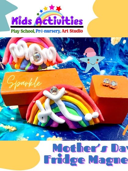 Here are some of the outstanding Mother's Day fridge magnets we created in one of my workshops. Each piece is made with love and care, showing how a simple craft can become a cherished, personalized gift.