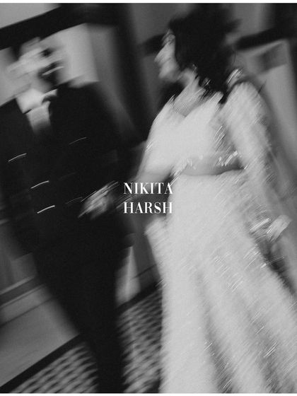 An abstract, motion-blur portrait of Nikita and Harsh. This artistic style is something I love to use to capture the energy and feeling of a moment, turning a simple dance into a piece of fine art.