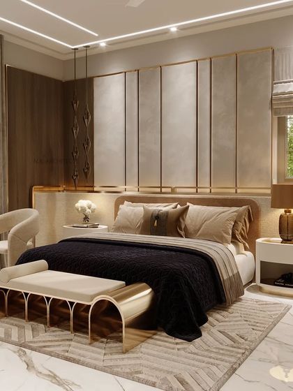 N.K. Architects - Interior Design Serene & Luxurious Bedrooms photo 59