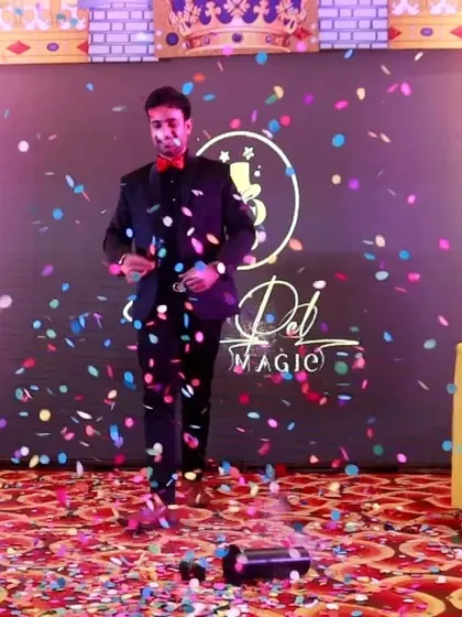 A confetti blast finale! I always end my shows with a bang, leaving the audience with a feeling of celebration and wonder.