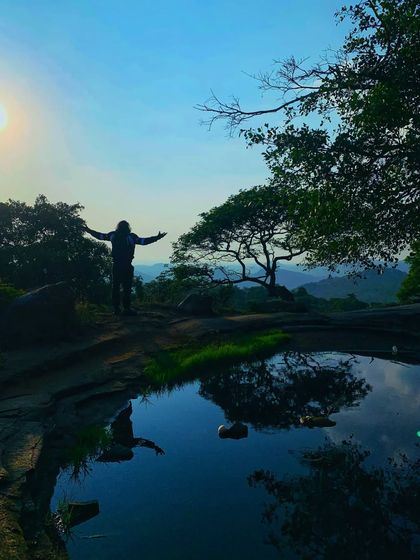 A moment of freedom in the hills. The goal is to conquer the mountain within your own mind.