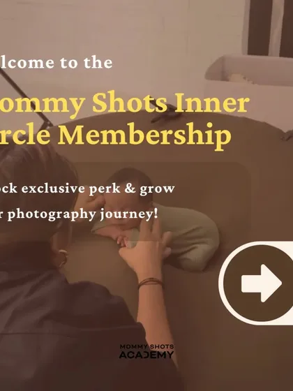 A welcome graphic for the Inner Circle, inviting photographers to unlock exclusive perks.