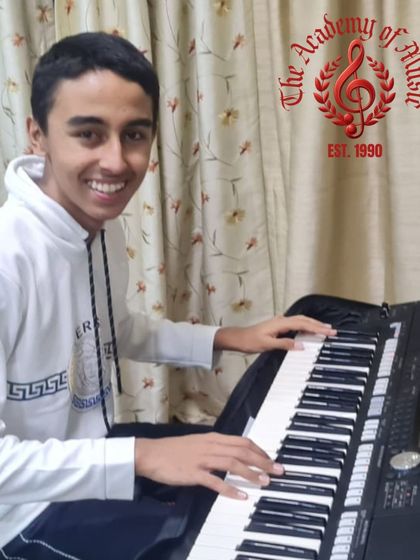 Our very own Kanishk Dasgupta just knocked it out of the park, scoring an incredible 87 out of 100 on his Grade 7 Keyboard exam. This awesome score shows how talented and dedicated he is.