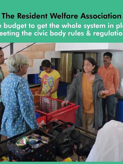 The Resident Welfare Association (RWA) is responsible for allocating the budget and ensuring the system meets all civic body rules and regulations. We work with them to create a compliant plan.
