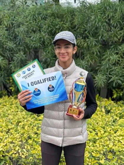 Naina Kapoor also qualified for the FCG & IMG tournaments with a strong runner-up finish in her category.