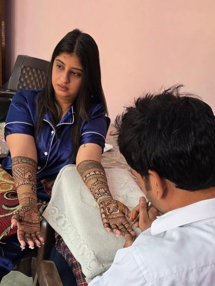 Umesh Kumar - Bridal & Wedding Mehandi The Art & The Artist: Behind the Scenes photo 3
