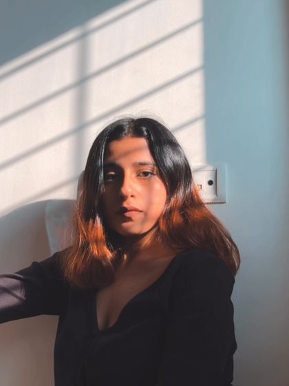 "Tell me things you hide from yourself." A moment of introspection, playing with light and shadow.