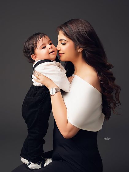 A quiet, loving cuddle between a mother and her son. These are the moments that truly matter.