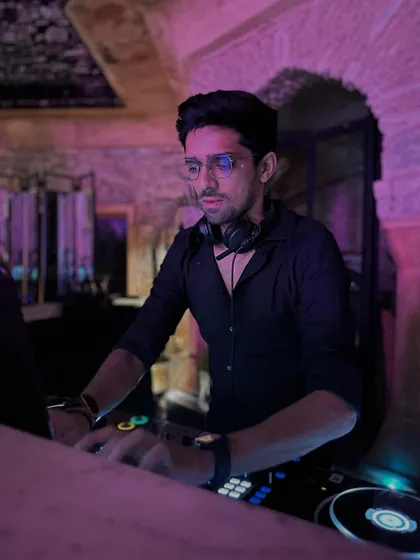 In the zone at an event with ancient architecture. I love playing in venues that have a unique character and history.
