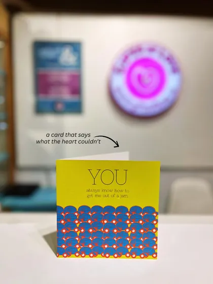 For the days when words fall short, a little greeting card can say what the heart couldn't.