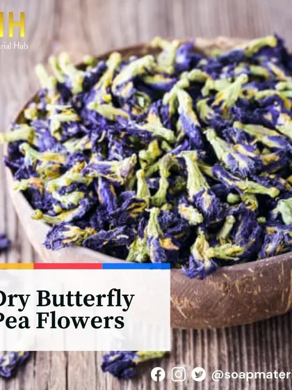 Add a pop of natural color to your creations with our Dry Butterfly Pea Flowers. These flowers are rich in antioxidants and can be used to create a stunning blue or purple hue in teas, infusions, and cosmetic products without any artificial dyes.