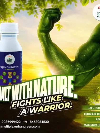 We created our Organic Pest Controller to be a warrior for your garden. Built with the power of nature, it effectively fights off pests without leaving behind any harmful toxins or residue, ensuring your soil and produce remain pure and safe.