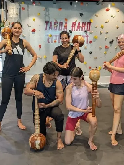 Posing with the group. It was an awesome experience to train with and teach such a motivated bunch of people.