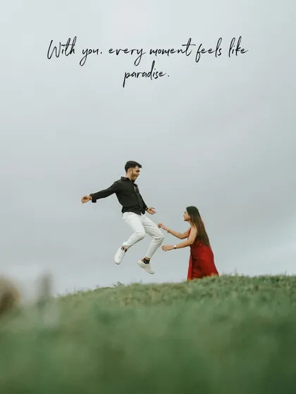 Love should be fun, and I make sure to capture that pure, uninhibited joy. This playful shot of Jash and Hiral in Goa is all about their energy and laughter, proving that the best moments are often the most spontaneous ones.