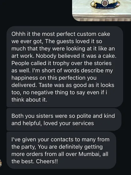 This message means the world to us. We believe that the taste and the service should be just as wonderful as the design. Our goal is for you to feel supported and happy, whether you're ordering a cake or learning in our workshops.